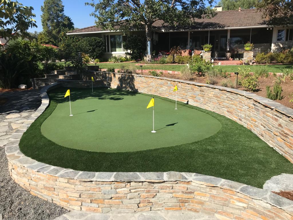 Putting green in California
