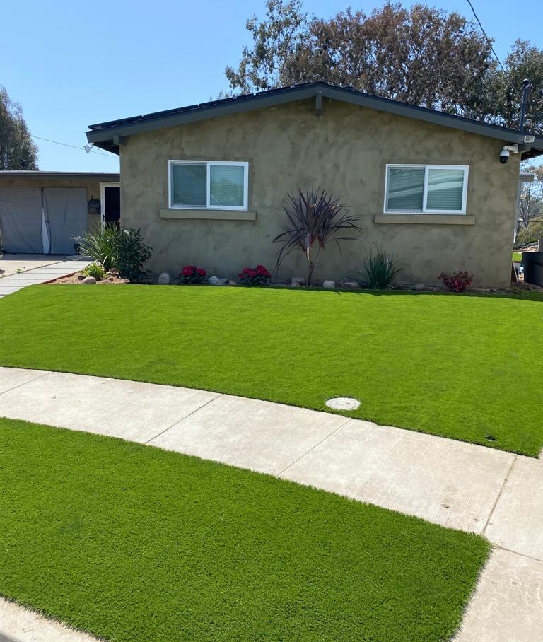 artificial grass installation