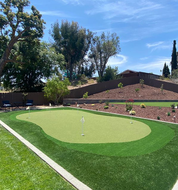 artificial grass putting green